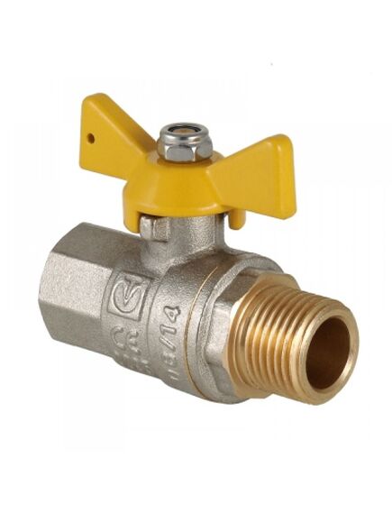 Купить Кран шаровый Valtec 1/2" В-Н (бабочка) для газа (vt.278.n.04) по цене 711 руб., в Санкт-Петебруге в интернет магазине 100-Систем, а также дургие товары VALTEC из раздела Краны газовые 1/2 и Краны газовые