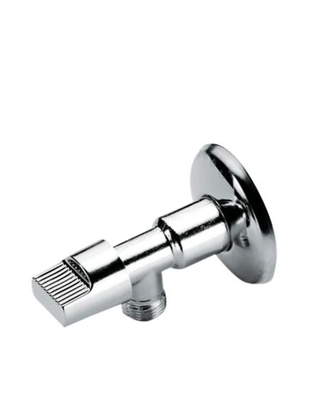 Купить Кран угловой 1/2"*1/2" НН шаровый с чашкой (1/4 оборота) (2950070) по цене 546 руб., в Санкт-Петебруге в интернет магазине 100-Систем, а также дургие товары  из раздела Краны для подключения бытовой техники и Шаровые краны