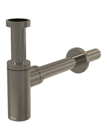 Купить A400-N-B Сифон для умывальника DN32 DESIGN круглый, NICKEL-крацованный мат (a400-n-b) по цене 39404 руб., в Санкт-Петебруге в интернет магазине 100-Систем, а также дургие товары AlcaPlast из раздела Сифон и Сифоны для раковин
