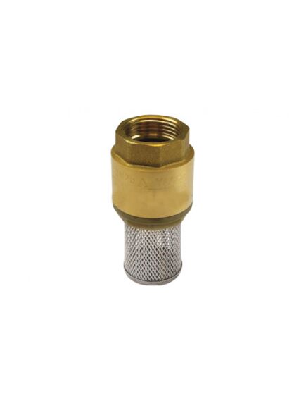 Купить Клапан обратный вертикальный 1 1/2" с фильтром из нерж. стали (3500039) по цене 2173 руб., в Санкт-Петебруге в интернет магазине 100-Систем, а также дургие товары  из раздела Обратные клапаны и Запорная арматура
