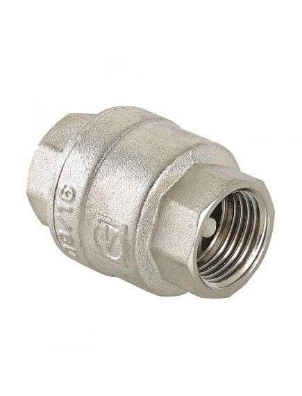 Купить Клапан обратный Valtec 1/2" ВР с пластиковой мембраной, никель (vt.161.n.04) по цене 397 руб., в Санкт-Петебруге в интернет магазине 100-Систем, а также дургие товары VALTEC из раздела Обратные клапаны и Запорная арматура