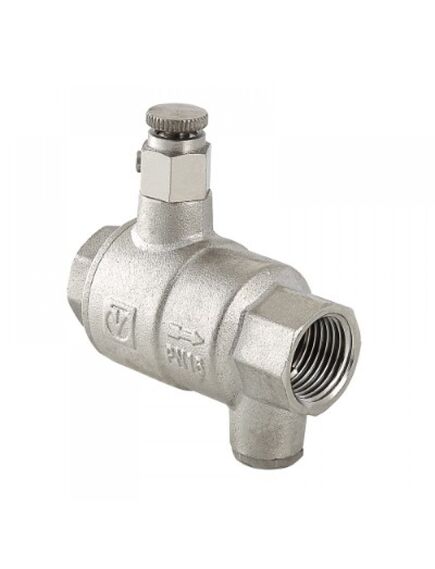 Купить Клапан обратный Valtec 1/2" ВР с дренажем и воздухоотводчиком, никель (vt.171.n.04) по цене 1016 руб., в Санкт-Петебруге в интернет магазине 100-Систем, а также дургие товары VALTEC из раздела Обратные клапаны и Запорная арматура