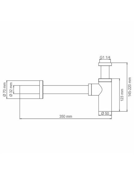 Купить A093 Сифон для раковины (a093) по цене 9350 руб., в Санкт-Петебруге в интернет магазине 100-Систем, а также дургие товары WasserKRAFT из раздела Сифон и Сифоны для раковин