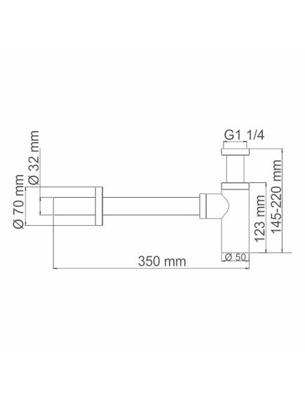 Купить A150 Сифон для раковины (a150) по цене 12270 руб., в Санкт-Петебруге в интернет магазине 100-Систем, а также дургие товары WasserKRAFT из раздела Сифон и Сифоны для раковин