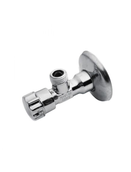 Купить Кран угловой 1/2"*1/2" НН вентильный с чашкой (2950008 / 3901c) по цене 553 руб., в Санкт-Петебруге в интернет магазине 100-Систем, а также дургие товары  из раздела Краны для подключения бытовой техники и Шаровые краны