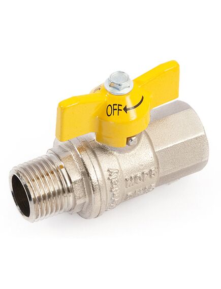 Купить Кран газовый с накидной гайкой 1/2"*1/2" НВ шаровый (2220007 / 2261g0404) по цене 997 руб., в Санкт-Петебруге в интернет магазине 100-Систем, а также дургие товары  из раздела Краны газовые 1/2 и Краны газовые