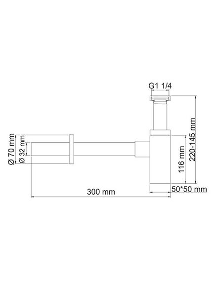 Купить A072 Сифон для раковины (a072) по цене 9890 руб., в Санкт-Петебруге в интернет магазине 100-Систем, а также дургие товары WasserKRAFT из раздела Сифон и Сифоны для раковин