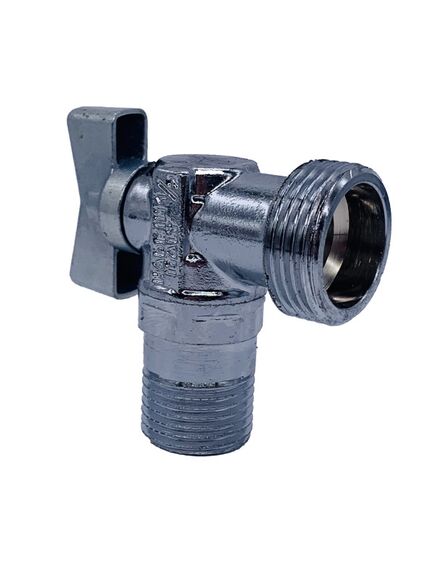 Купить Кран угловой 1/2"*3/4" НН шаровый (2950011 / 2950n0405) по цене 595 руб., в Санкт-Петебруге в интернет магазине 100-Систем, а также дургие товары  из раздела Краны для подключения бытовой техники и Шаровые краны
