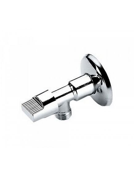 Купить Кран угловой 1/2"*3/8" НН шаровый с чашкой (1/4 оборота) (2950037) по цене 539 руб., в Санкт-Петебруге в интернет магазине 100-Систем, а также дургие товары  из раздела Краны для подключения бытовой техники и Шаровые краны