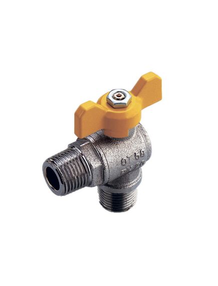 Купить Кран газовый угловой 1/2"*1/2" НН шаровый (2220001 / 2223g0704) по цене 810 руб., в Санкт-Петебруге в интернет магазине 100-Систем, а также дургие товары  из раздела Краны газовые 1/2 и Краны газовые