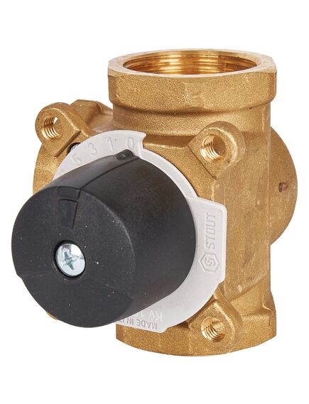 Купить STOUT трехходовой смесительный клапан 1 1/4" KVs 15 (svm-0003-013201) по цене 10145 руб., в Санкт-Петебруге в интернет магазине 100-Систем, а также дургие товары STOUT из раздела Трехходовые клапаны и Запорная арматура