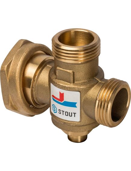 Купить STOUT SVM-0050 Термостатический смесительный клапан G 1"M-G 1"1/2 F-G 1"M   70°С (svm-0050-327007) по цене 10108 руб., в Санкт-Петебруге в интернет магазине 100-Систем, а также дургие товары STOUT из раздела Термостатические-смесительные клапаны и Запорная арматура