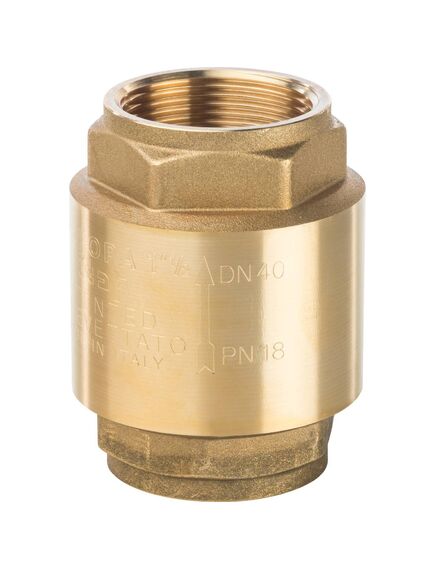 Купить STOUT  1 1/2" Клапан обратный пружинный муфтовый с металлическим седлом (svc-0001-000040) по цене 4322 руб., в Санкт-Петебруге в интернет магазине 100-Систем, а также дургие товары STOUT из раздела Обратные клапаны и Запорная арматура