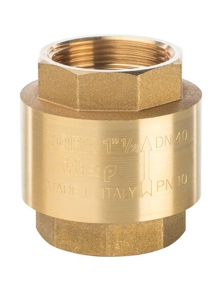 Купить STOUT  1 1/2" Клапан обратный пружинный муфтовый с пластиковым седлом (svc-0002-000040) по цене 3111 руб., в Санкт-Петебруге в интернет магазине 100-Систем, а также дургие товары STOUT из раздела Обратные клапаны и Запорная арматура