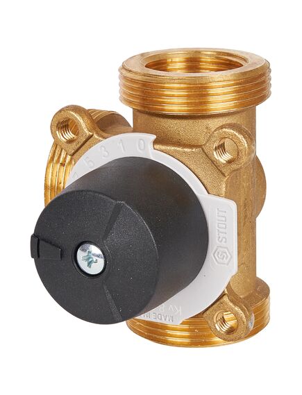 Купить STOUT  3-х ходовой смесительный клапан 1" -1 1/2”  KVs 8 (svm-0013-012501) по цене 8215 руб., в Санкт-Петебруге в интернет магазине 100-Систем, а также дургие товары STOUT из раздела Трехходовые клапаны и Запорная арматура