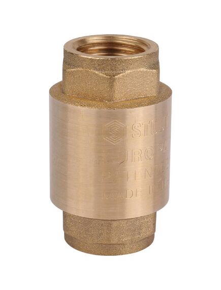 Купить STOUT  1/2" Клапан обратный пружинный муфтовый с металлическим седлом (svc-0011-000015) по цене 1044 руб., в Санкт-Петебруге в интернет магазине 100-Систем, а также дургие товары STOUT из раздела Обратные клапаны и Запорная арматура