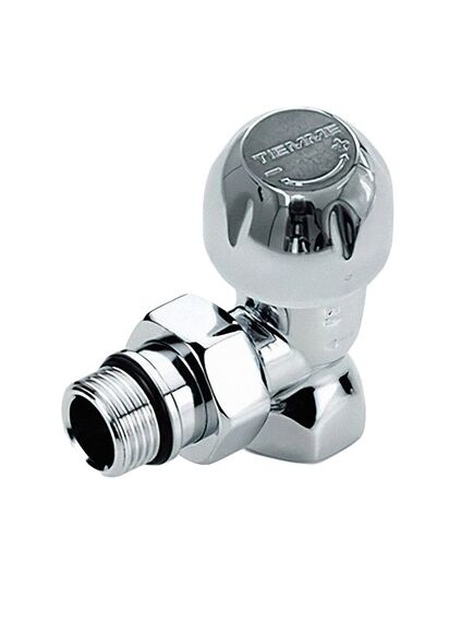 Купить Клапан термостатический угловой 1/2"*1/2"(16) (хром) (3300009 / 3301c0404) по цене 2232 руб., в Санкт-Петебруге в интернет магазине 100-Систем, а также дургие товары  из раздела Радиаторные клапаны и Радиаторная арматура