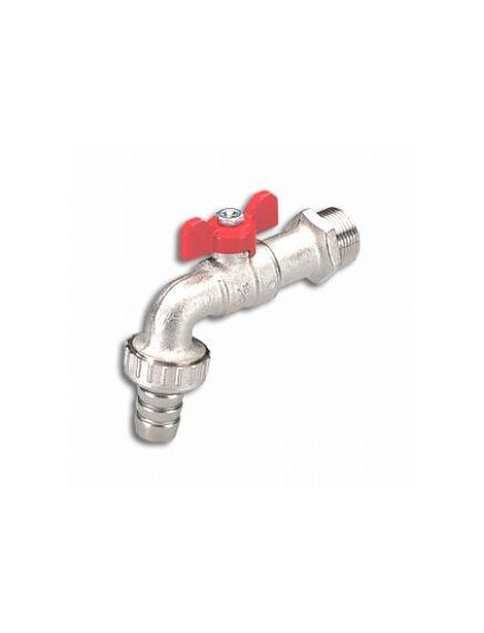 Купить Кран 1/2" шаровый сливной со штуцером (бабочка) (2500007) по цене 648 руб., в Санкт-Петебруге в интернет магазине 100-Систем, а также дургие товары  из раздела Краны сливные и Шаровые краны