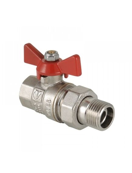 Купить Кран шаровый Valtec 3/4" В-Н Base. бабочка. с полусгоном.16бар. t-150*C никель (vt.227.n.05) по цене 889 руб., в Санкт-Петебруге в интернет магазине 100-Систем, а также дургие товары VALTEC из раздела Краны со сгоном и накидной гайкой 3/4 и Краны со сгоном и накидной гайкой