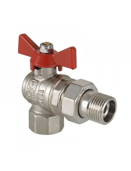 Купить Кран шаровый Valtec 1/2" В-Н Base. бабочка. угловой с полусгоном.16бар. t-150*C никель (vt.228.n.04) по цене 781 руб., в Санкт-Петебруге в интернет магазине 100-Систем, а также дургие товары VALTEC из раздела Краны со сгоном и накидной гайкой 1/2 и Краны со сгоном и накидной гайкой
