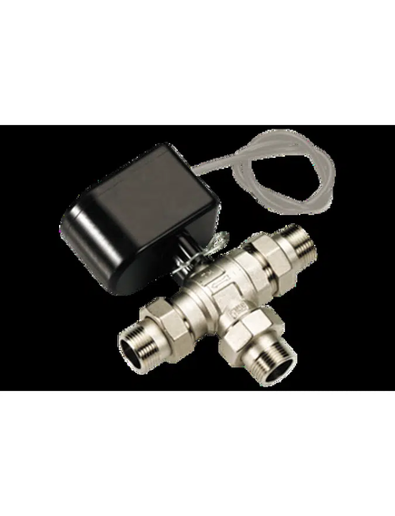 Купить Кран 3/4" 3-х проходной с сервоприводом (2130018) по цене 17642 руб., в Санкт-Петебруге в интернет магазине 100-Систем, а также дургие товары  из раздела Краны прямые 3/4 и Краны прямые