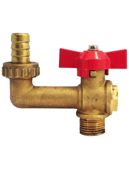 Купить Кран 3/4" шаровый садовый угловой (2950028 / 2970g2805) по цене 1844 руб., в Санкт-Петебруге в интернет магазине 100-Систем, а также дургие товары  из раздела Краны сливные и Шаровые краны