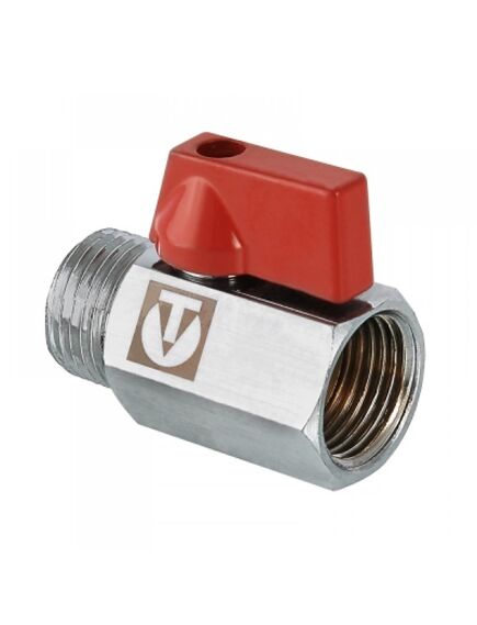 Купить Кран шаровый Valtec 1/2" В-Н мини . 10бар. t-90*C. хром (vt.331.n.04) по цене 412 руб., в Санкт-Петебруге в интернет магазине 100-Систем, а также дургие товары VALTEC из раздела Краны прямые 1/2 и Краны прямые