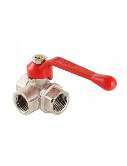 Купить Кран шаровый Valtec 1/2" ВР 3-х ходовой T-образный. ручка 25бар. t-150*C никель (vt.361.n.04) по цене 1096 руб., в Санкт-Петебруге в интернет магазине 100-Систем, а также дургие товары VALTEC из раздела Краны прямые 1/2 и Краны прямые