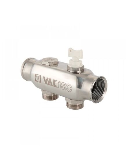 Купить Коллектор Valtec нерж 1"х3/4" ВР- 2 отвода. евроконус. выход 50мм.10бар. t-130*С (vtc.505.ss.060502) по цене 1524 руб., в Санкт-Петебруге в интернет магазине 100-Систем, а также дургие товары VALTEC из раздела Коллектора нерегулируемые и Коллекторы и коллекторные группы