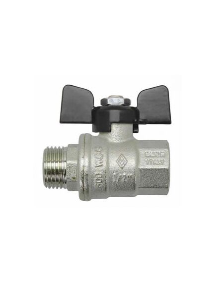 Купить Кран 3/4" ВН шаровый (бабочка) Tifone (нп 2610014 / 2621n0705) по цене 1125 руб., в Санкт-Петебруге в интернет магазине 100-Систем, а также дургие товары  из раздела Краны прямые 3/4 и Краны прямые