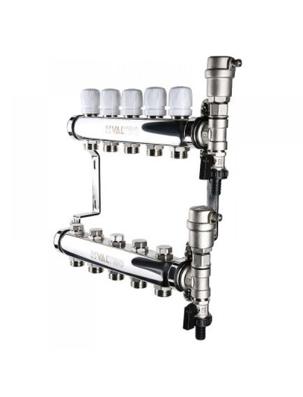 Купить Коллекторная группа Valtec 3 выхода 1"-3/4". (2загл. 2возд. 2сл.крана.2кронш.) нерж.сталь. без расхо (vtc.588.emnx.0603) по цене 9028 руб., в Санкт-Петебруге в интернет магазине 100-Систем, а также дургие товары VALTEC из раздела Коллекторы отопления и Коллекторы и коллекторные группы
