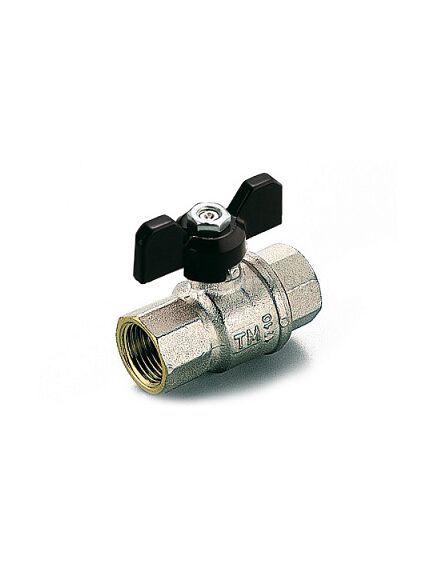 Купить Кран 1/2" ВВ шаровый "Uragano" (черная бабочка) (2200036 / 2220n) по цене 666 руб., в Санкт-Петебруге в интернет магазине 100-Систем, а также дургие товары  из раздела Краны прямые 1/2 и Краны прямые