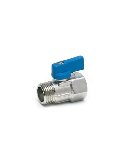 Купить Кран 1/2" ВН шаровый (мини) синяя ручка (2940003 / 2946b2804al) по цене 412 руб., в Санкт-Петебруге в интернет магазине 100-Систем, а также дургие товары  из раздела Краны прямые 1/2 и Краны прямые