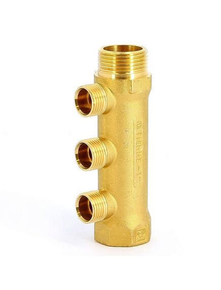 Купить Коллектор 3 отв. 3/4"*3/4(18) евроконус (латунь) (1910017 / 1883g180503) по цене 2674 руб., в Санкт-Петебруге в интернет магазине 100-Систем, а также дургие товары  из раздела Коллектора нерегулируемые и Коллекторы и коллекторные группы