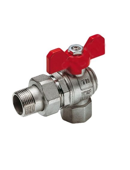 Купить Кран угловой 3/4" шаровый со сгоном (2120005 / 2180r2805) по цене 1461 руб., в Санкт-Петебруге в интернет магазине 100-Систем, а также дургие товары  из раздела Краны со сгоном и накидной гайкой 3/4 и Краны со сгоном и накидной гайкой