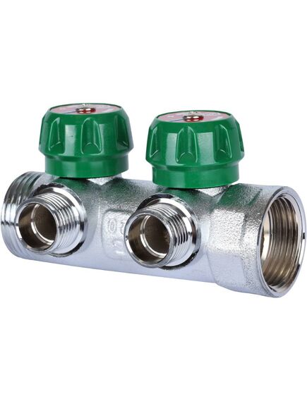 Купить SMB-6850-011202 STOUT Коллектор регулирующий 1", 2 отвода 1/2" (smb-6850-011202) по цене 2891 руб., в Санкт-Петебруге в интернет магазине 100-Систем, а также дургие товары STOUT из раздела Вентильные коллекторы и Коллекторы и коллекторные группы
