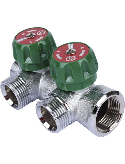 Купить SMB-6850-343402 STOUT Коллектор регулирующий 3/4", 2 отвода 3/4"ЕК (smb-6850-343402) по цене 2670 руб., в Санкт-Петебруге в интернет магазине 100-Систем, а также дургие товары STOUT из раздела Вентильные коллекторы и Коллекторы и коллекторные группы