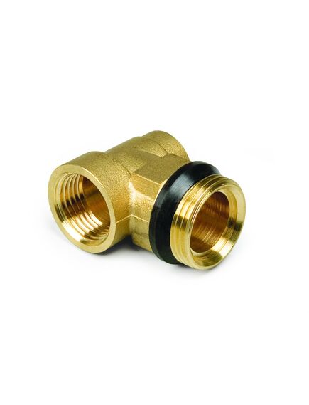 Купить Тройник коллекторный концевой 1"*1/2"*1/2" (латунь) O-ring (1950040 / 1890r) по цене 490 руб., в Санкт-Петебруге в интернет магазине 100-Систем, а также дургие товары  из раздела Комплектующие для коллекторов и Крепеж и комплектующие для коллекторов