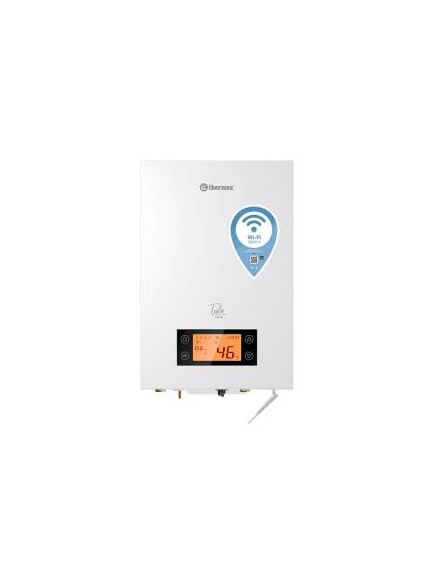 Купить настенный котел THERMEX Tesla 6-12 Wi-Fi (511401) по цене 39987.5 руб., в Санкт-Петебруге в интернет магазине 100-Систем, а также дургие товары THERMEX из раздела Электрические котлы и Котлы и котельное оборудование