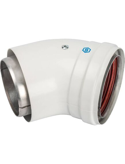 Купить STOUT  элемент дымохода DN 80 отвод 45° утепленный п/м (sca-0080-800045) по цене 7464 руб., в Санкт-Петебруге в интернет магазине 100-Систем, а также дургие товары STOUT из раздела Дымоходы и Котлы и котельное оборудование