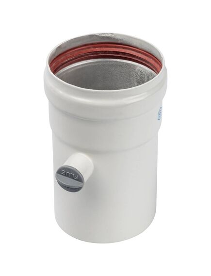 Купить STOUT  Элемент дымохода DN80 труба 125 мм п/м с ревизионным патрубком (sca-0080-010125) по цене 2941 руб., в Санкт-Петебруге в интернет магазине 100-Систем, а также дургие товары STOUT из раздела Дымоходы и Котлы и котельное оборудование