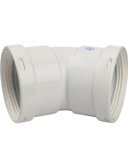 Купить STOUT  Элемент дымохода отвод 45° м/м DN80 (sca-0080-020045) по цене 2162 руб., в Санкт-Петебруге в интернет магазине 100-Систем, а также дургие товары STOUT из раздела Дымоходы и Котлы и котельное оборудование