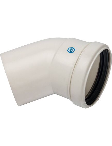 Купить STOUT   Элемент дымохода конденсац. угол 45° DN80 м/п PP-FE (sca-8080-000045) по цене 1757 руб., в Санкт-Петебруге в интернет магазине 100-Систем, а также дургие товары STOUT из раздела Дымоходы и Котлы и котельное оборудование