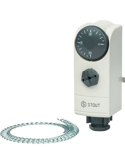 Купить Stout накладной термостат для отопления wts es (ste-0006-000001) по цене 3318 руб., в Санкт-Петебруге в интернет магазине 100-Систем, а также дургие товары STOUT из раздела Комплектующие для кип и Контрольно-измерительные приборы