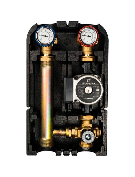 Купить STOUT SDG-0002 Насосная группа со смесителем 1"с насосом Grundfos UPSO 25-65 (sdg-0002-002502) по цене 41614 руб., в Санкт-Петебруге в интернет магазине 100-Систем, а также дургие товары STOUT из раздела Насосные группы и Группы быстрого монтажа
