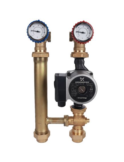 Купить STOUT SDG-0014 Насосная группа для твердотопливных котлов 1" с насосом Grundfos UPSO 25-65 в теплоизоляции (sdg-0014-002502) по цене 45528 руб., в Санкт-Петебруге в интернет магазине 100-Систем, а также дургие товары STOUT из раздела Насосные группы и Группы быстрого монтажа