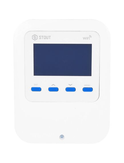 Купить STOUT  Интернет регулятор температуры ST-WIFI 8S (ste-0101-100080) по цене 46110 руб., в Санкт-Петебруге в интернет магазине 100-Систем, а также дургие товары STOUT из раздела Автоматика и Котлы и котельное оборудование
