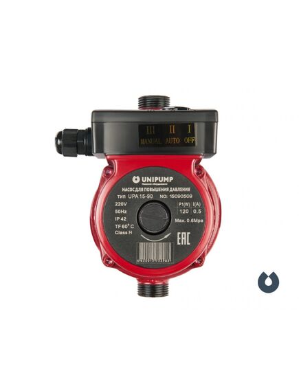 Купить Циркуляционный насос UNIPUMP UPA 15-120 (75438) по цене 11713 руб., в Санкт-Петебруге в интернет магазине 100-Систем, а также дургие товары UNIPUMP из раздела Насосы циркуляционные и Насосы и насосное оборудование