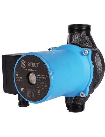 Купить SPC-0010-2580180 STOUT Насос циркуляционный 25/80-180 (spc-0010-2580180) по цене 28599 руб., в Санкт-Петебруге в интернет магазине 100-Систем, а также дургие товары STOUT из раздела Насосы циркуляционные и Насосы и насосное оборудование