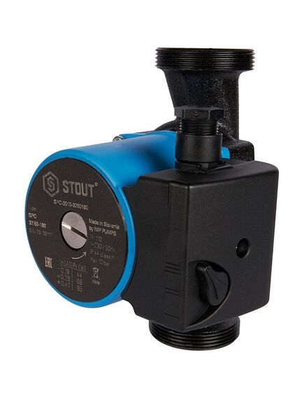 Купить SPC-0010-3260180 STOUT Насос циркуляционный 32/60-180 (spc-0010-3260180) по цене 12136 руб., в Санкт-Петебруге в интернет магазине 100-Систем, а также дургие товары STOUT из раздела Насосы циркуляционные и Насосы и насосное оборудование